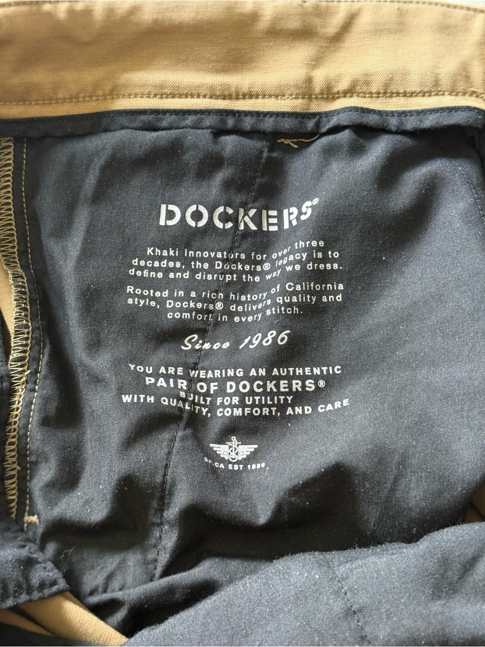 Dockers Men's Tan Tech Tapered Pants 32 x31 - Picture 9 of 9